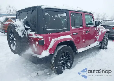 2021 Jeep Wrangler 4Xe Unlimited Sahara 4X4 from USA, damaged, VIN 1C4JJXP65MW847586